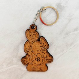 Chaveiro Personalizado em MDF Gravado a Laser