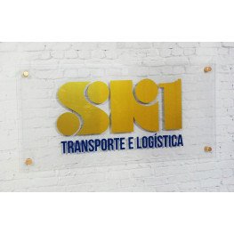 Placa Acrílica 80x40cm