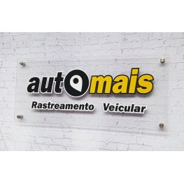 Placa Acrílica 80x40cm