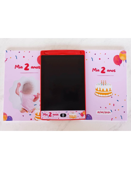 Tablet Lousa Mágica com Caixa Personalizada