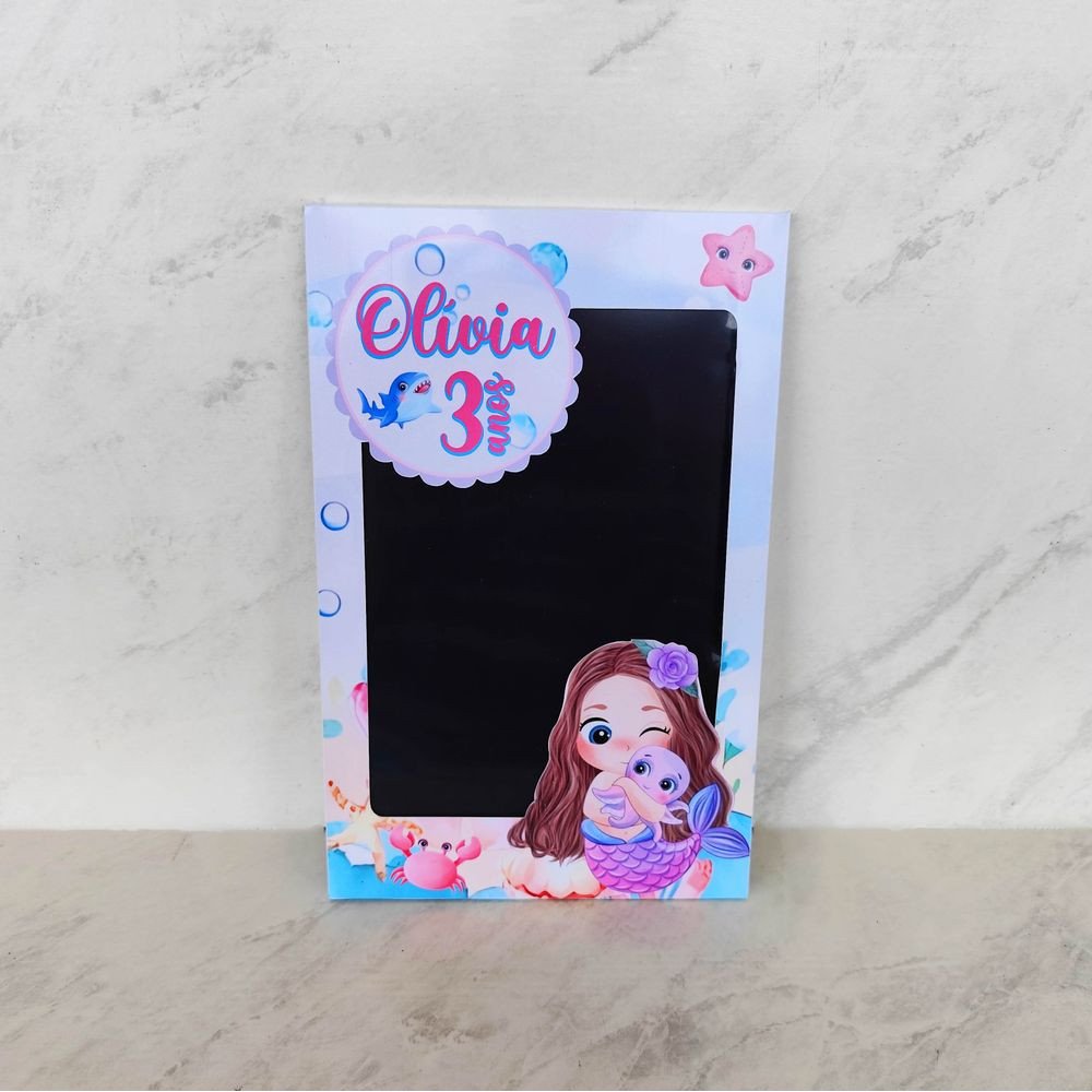 Tablet Lousa Mágica com Caixa Personalizada com Visor