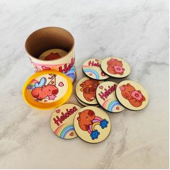 Jogo da Memória Personalizado MDF (redondo)