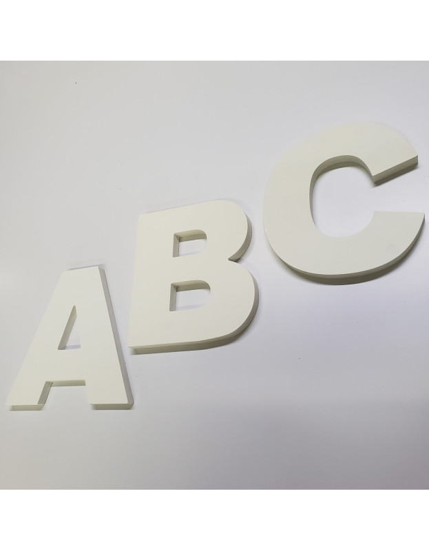Letra em PVC Expandido 10mm